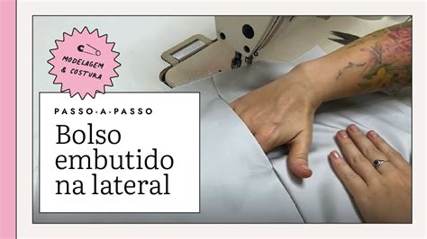 como fazer bolso embutido lateral